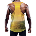 Sunrise Field Print Training Tank Top