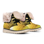 Sunrise Field Print Winter Boots