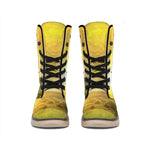 Sunrise Field Print Winter Boots
