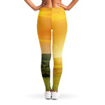 Sunrise Field Print Women's Leggings