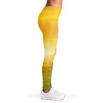Sunrise Field Print Women's Leggings