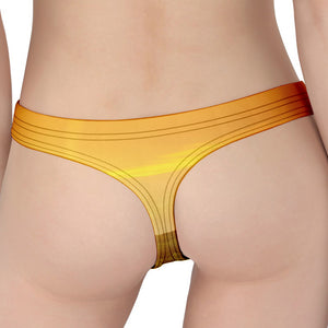 Sunrise Field Print Women's Thong