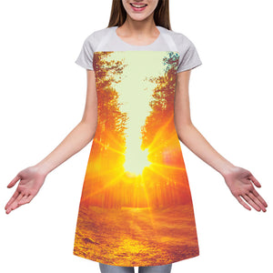 Sunrise Forest Print Adjustable Apron