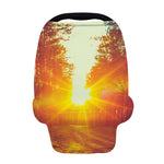 Sunrise Forest Print Baby Seat Cover