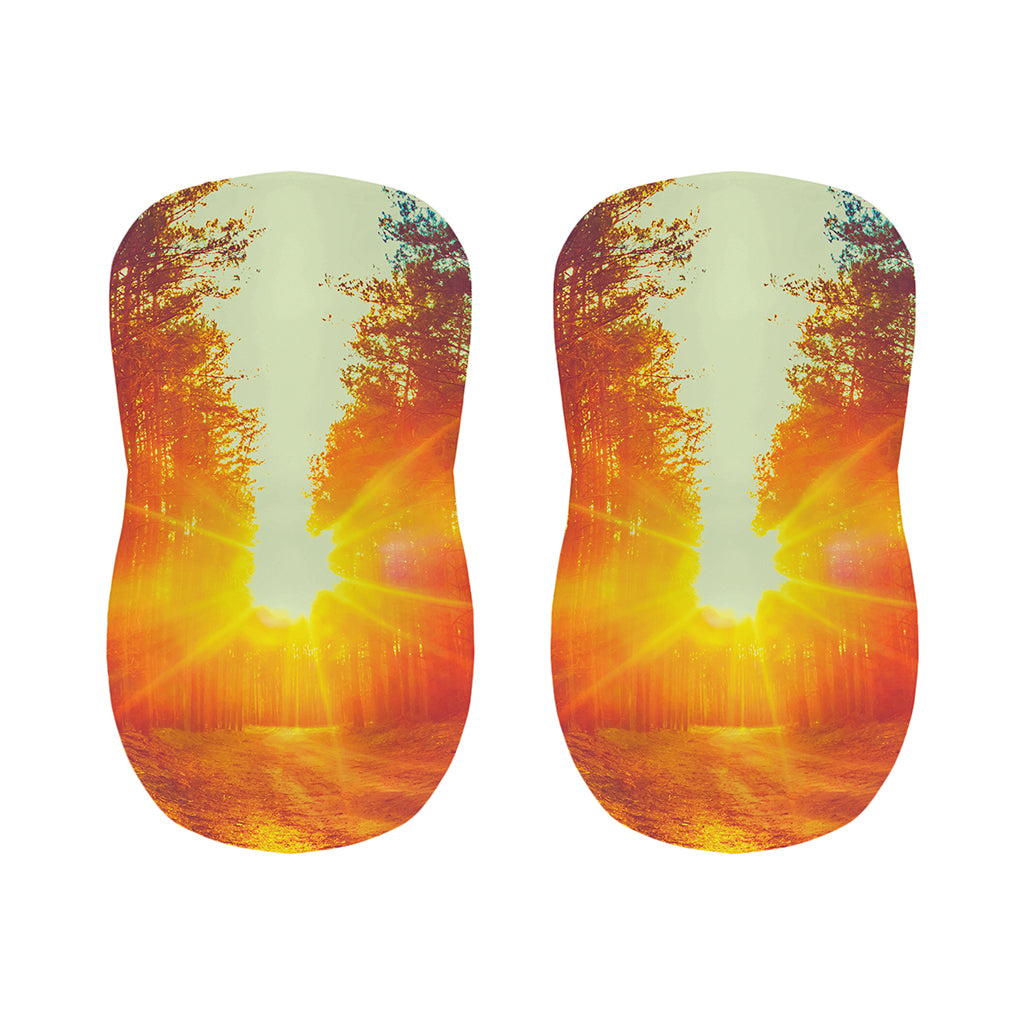 Sunrise Forest Print Bar Stool Covers