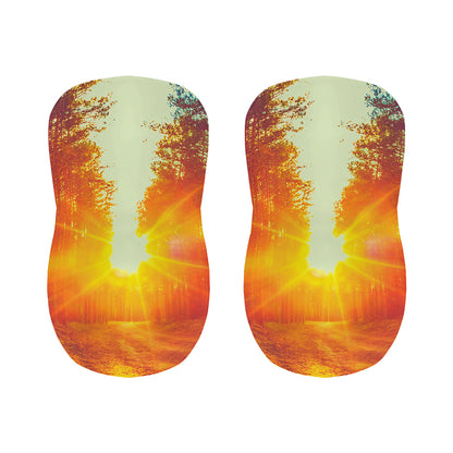 Sunrise Forest Print Bar Stool Covers