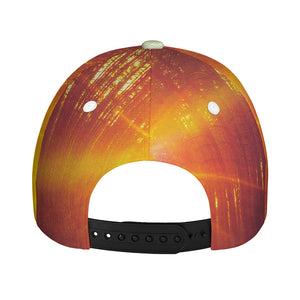 Sunrise Forest Print Baseball Cap