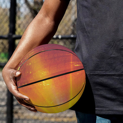 Sunrise Forest Print Basketball