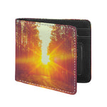 Sunrise Forest Print Bifold Wallet