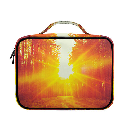 Sunrise Forest Print Briefcase Bible Bag