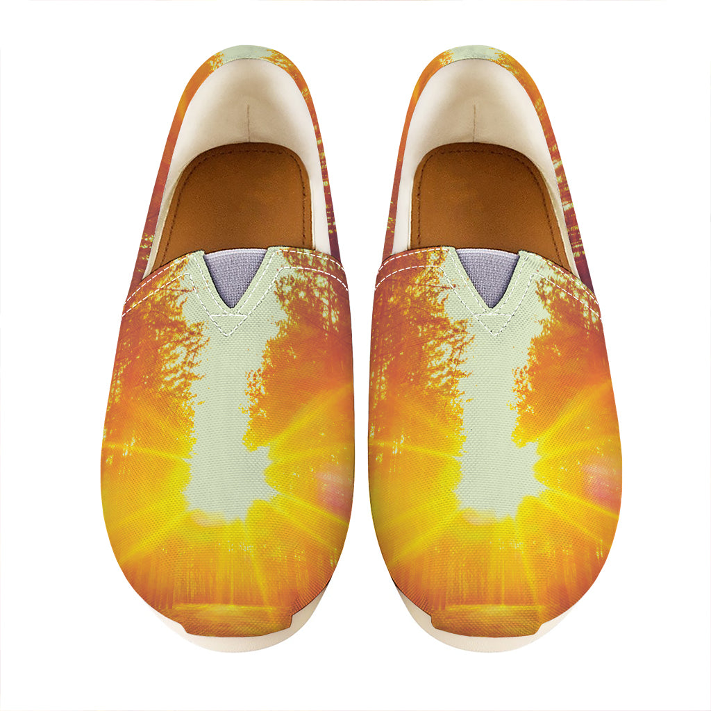 Sunrise Forest Print Casual Shoes