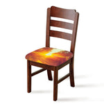 Sunrise Forest Print Chair Cushion Cover