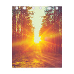 Sunrise Forest Print Curtain