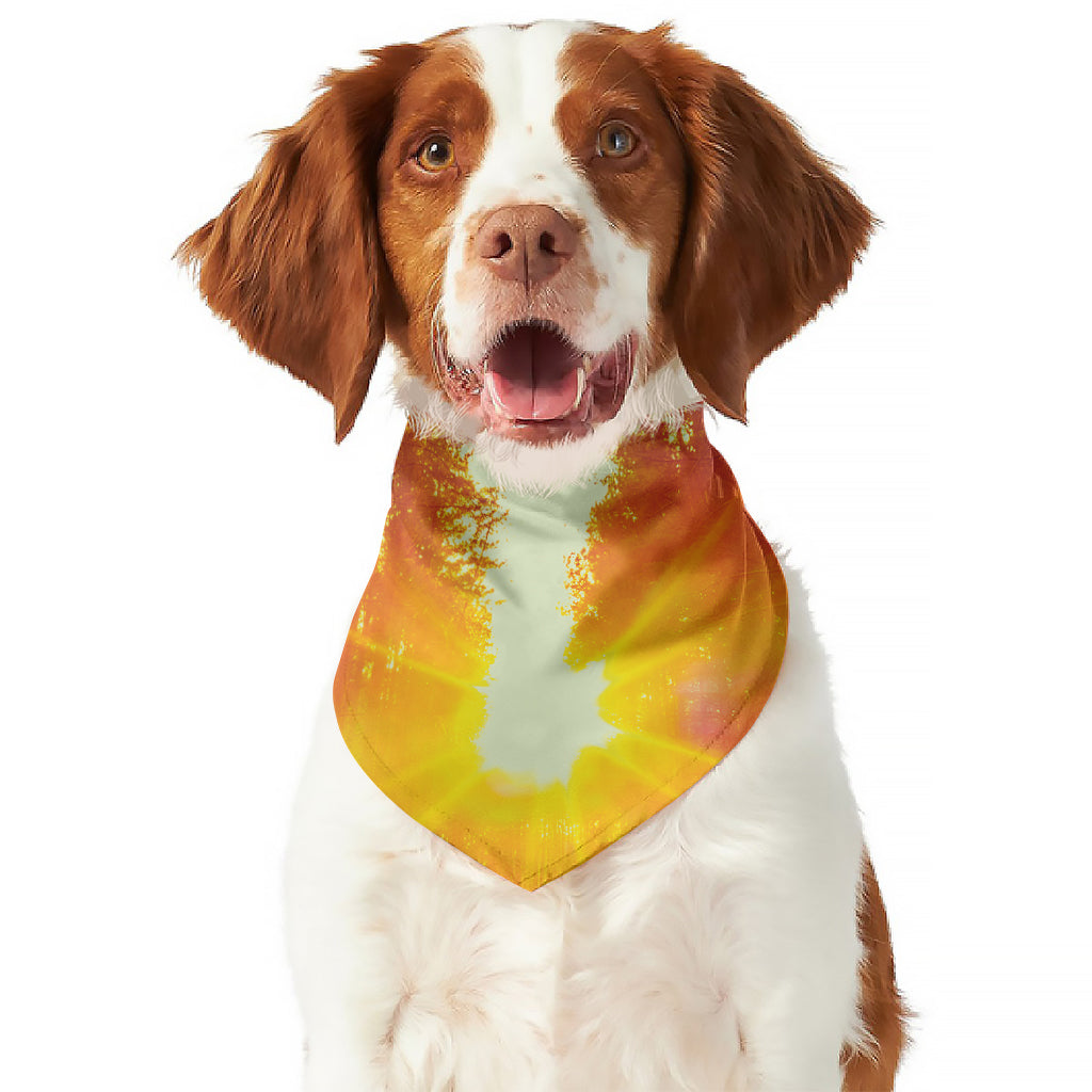 Sunrise Forest Print Dog Bandana