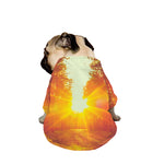 Sunrise Forest Print Dog Zip Up Jacket