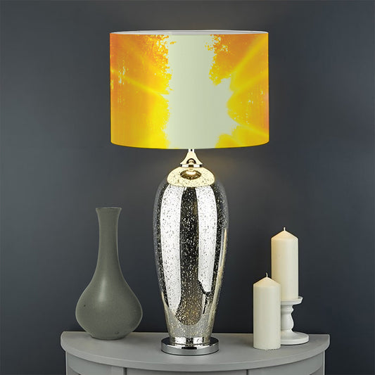 Sunrise Forest Print Drum Lamp Shade
