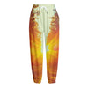 Sunrise Forest Print Fleece Lined Knit Pants