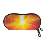 Sunrise Forest Print Glasses Case