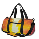 Sunrise Forest Print Gym Bag