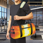 Sunrise Forest Print Gym Bag