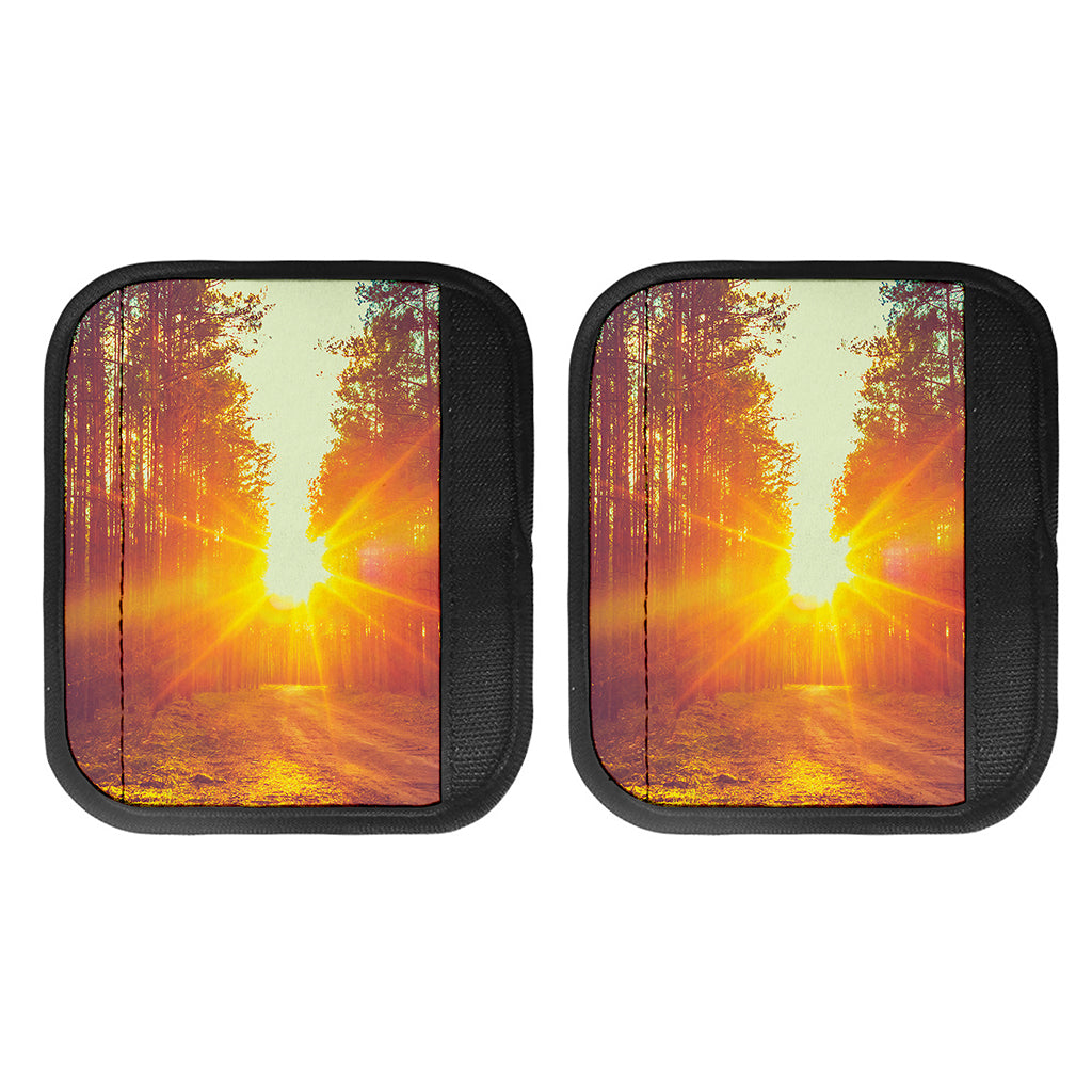 Sunrise Forest Print Handle Covers