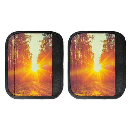 Sunrise Forest Print Handle Covers