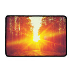 Sunrise Forest Print Kitchen Mat