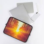Sunrise Forest Print Laptop Sleeve