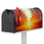 Sunrise Forest Print Mailbox Cover