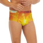 Sunrise Forest Print Men's Briefs