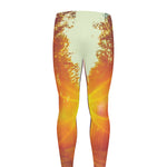 Sunrise Forest Print Men's leggings