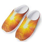 Sunrise Forest Print Mesh Casual Shoes