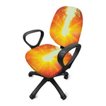 Sunrise Forest Print Office Chair Cover