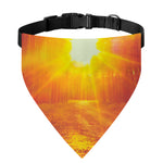 Sunrise Forest Print Over The Collar Dog Bandana