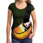 Sunrise Forest Print Pet Sling Carrier