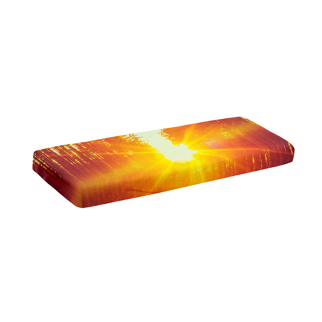 Sunrise Forest Print Piano Keyboard Cover