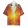 Sunrise Forest Print Rayon Hawaiian Shirt