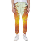 Sunrise Forest Print Scuba Joggers