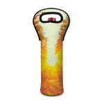 Sunrise Forest Print Single Neoprene Wine Tote
