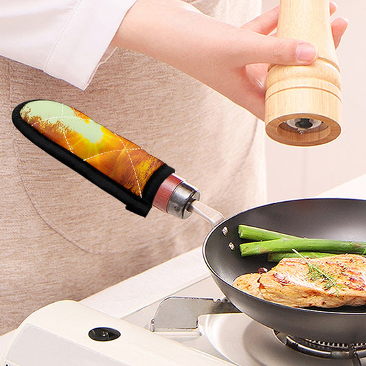 Sunrise Forest Print Skillet Handle Cover