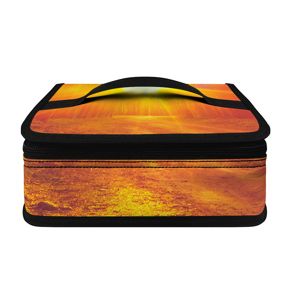 Sunrise Forest Print Small Lunch Bag