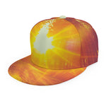 Sunrise Forest Print Snapback Cap