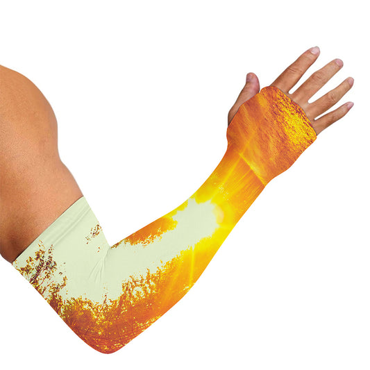 Sunrise Forest Print Sun Protection Arm Sleeves
