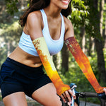 Sunrise Forest Print Sun Protection Arm Sleeves