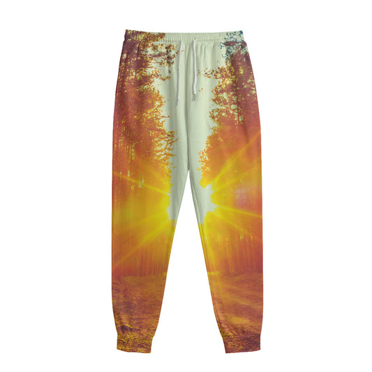 Sunrise Forest Print Sweatpants