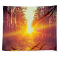 Sunrise Forest Print Tapestry