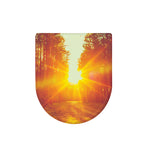 Sunrise Forest Print Toilet Lid Cover