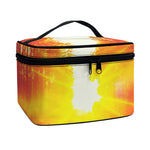 Sunrise Forest Print Travel Makeup Bag