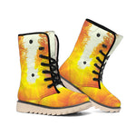 Sunrise Forest Print Winter Boots