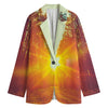 Sunrise Forest Print Women's Blazer